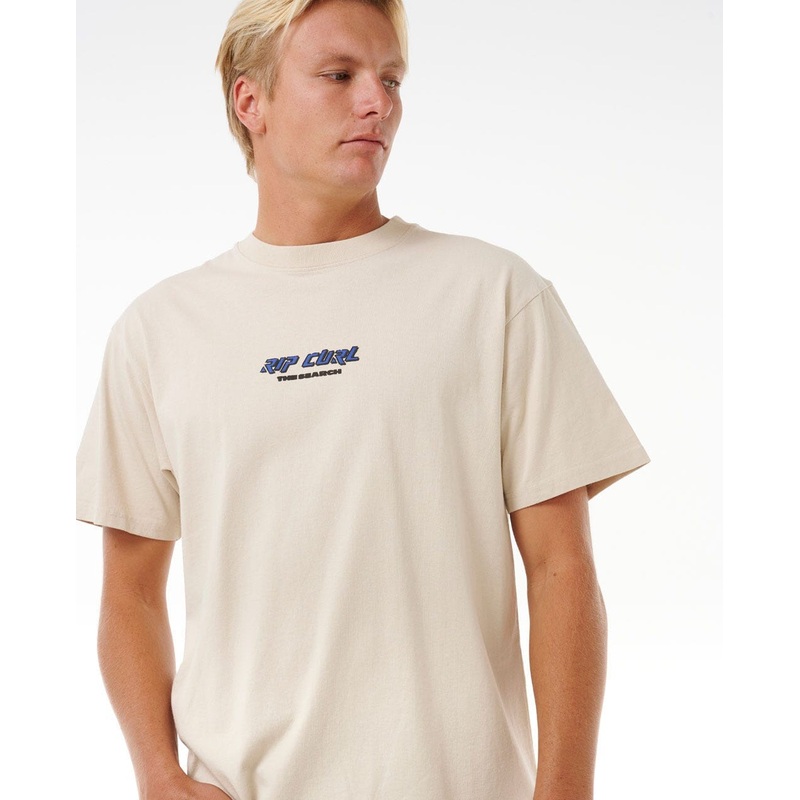 Rip Curl Quest Lockup T-shirt|Vintage White|S|M|L|XL