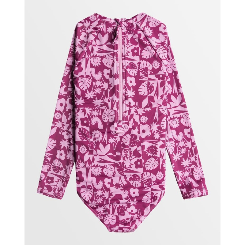 Roxy Slice Of Paradise Long Sleeve Youth Swimsuit