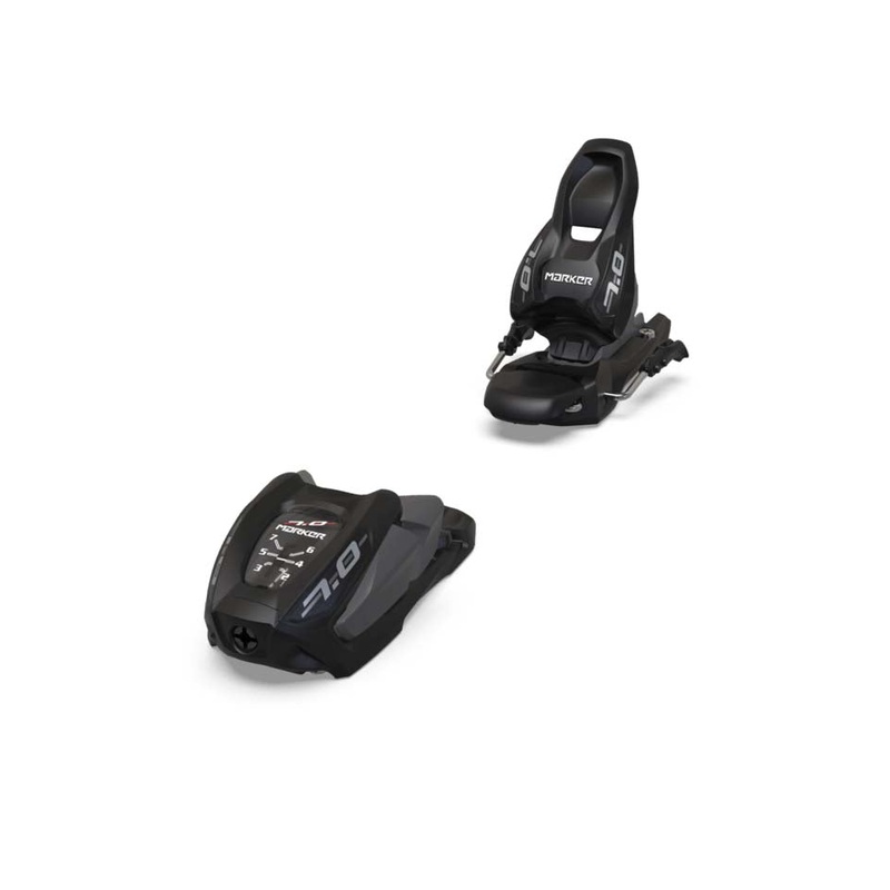 Marker 7.0 Ski Bindings 2026|Black/Anthracite|White|70mm|85mm|Retail: $160.00|Retail: $170.00