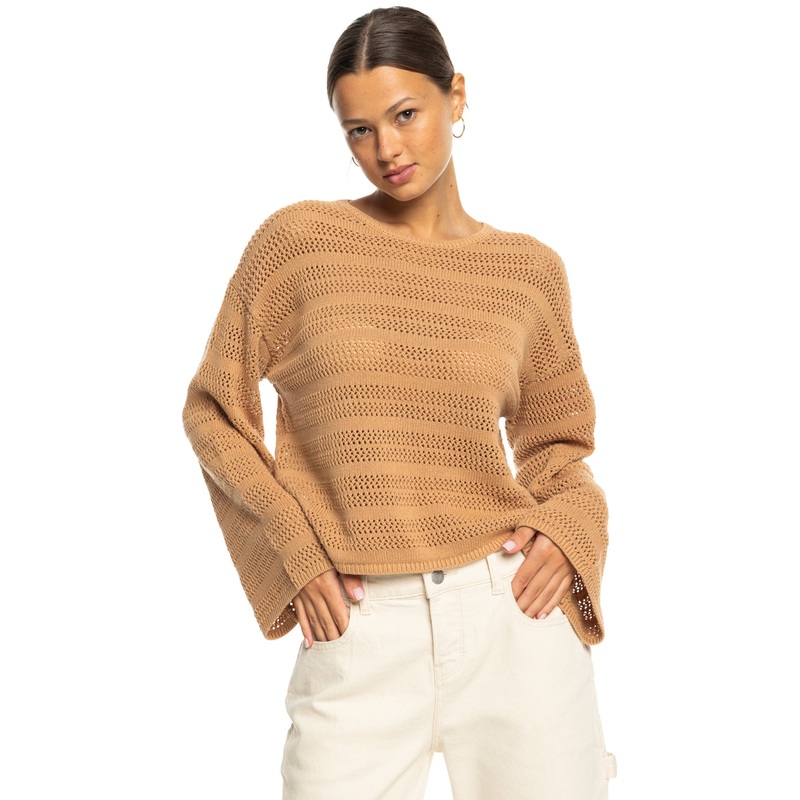 Roxy Salt Siren Sweater|Camel|S|M|L|XL
