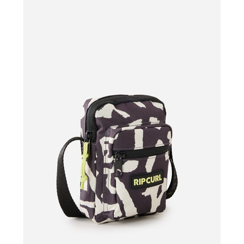 Rip Curl Search Crossbody Bag|Washed Black|Black / Pink|Natural
