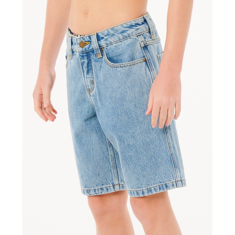 Rip Curl Youth Hyped Up 20 Denim Walkshorts