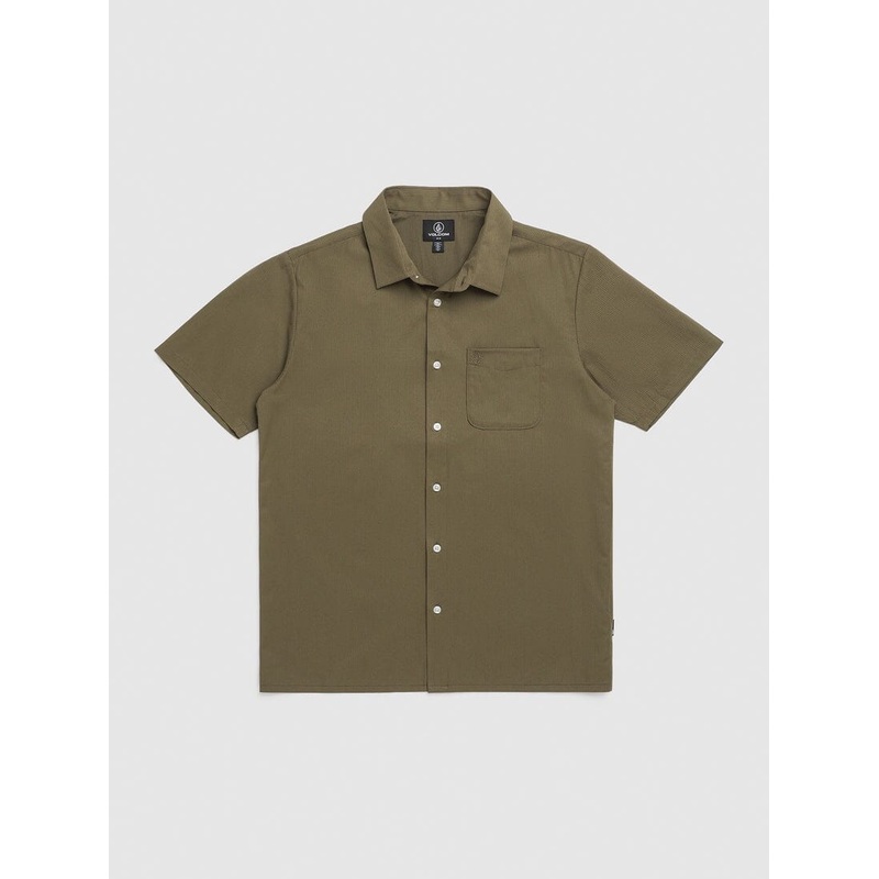 Volcom Theostone Woven Shirt|Bison|S|M|L|XL|XXL