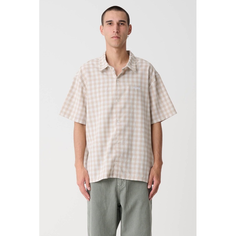 X-Large 91 Oxford Shirt|Tan / White|M|L|XL
