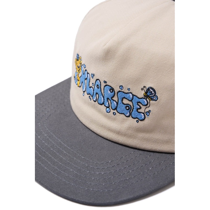 X-Large Mad Bear Snapback Cap|Chalk