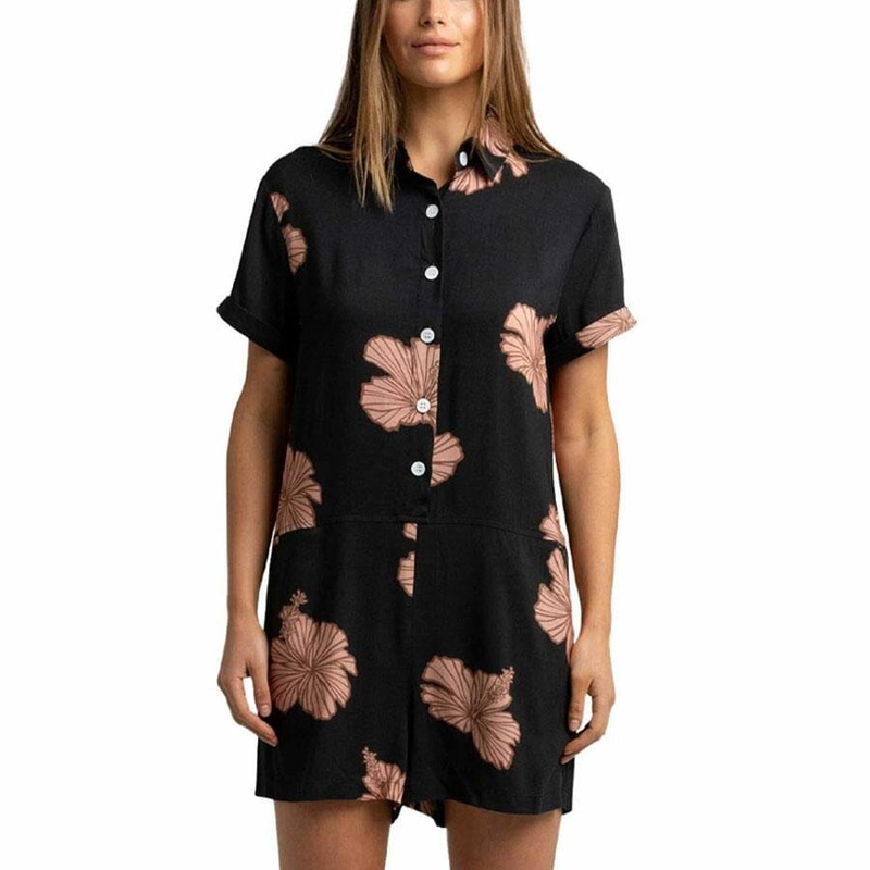 Hurley Bungalow Playsuit|Black|S|M|L|XL