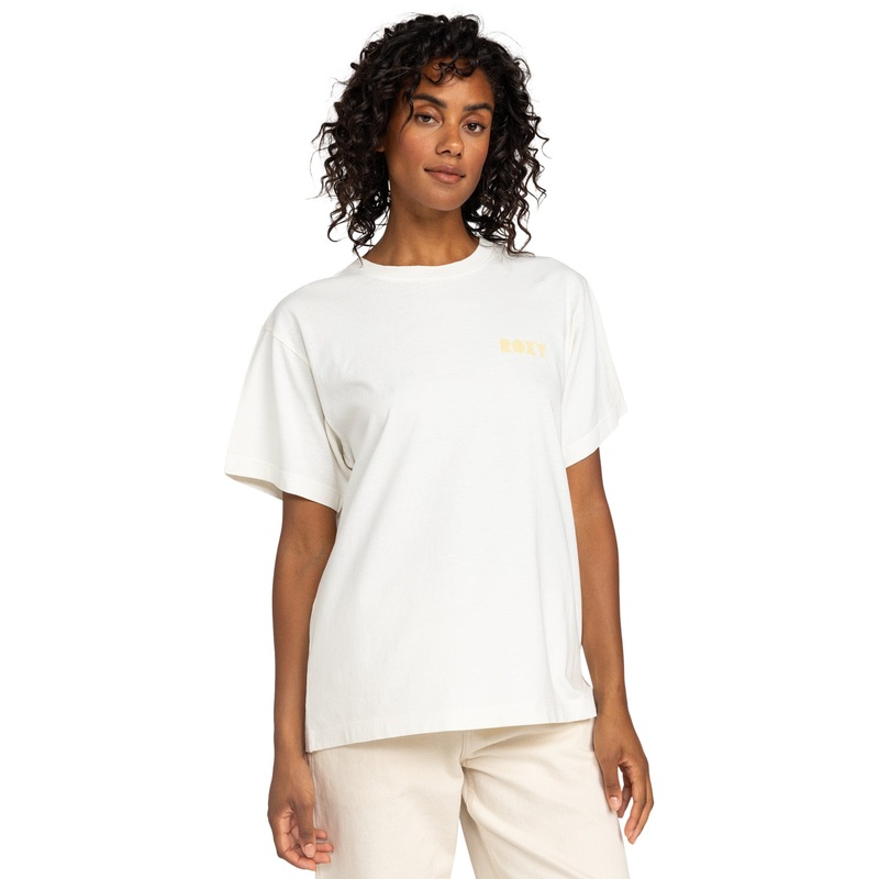 Roxy To The Sun B T-Shirt|Egret|S|M|L|XL