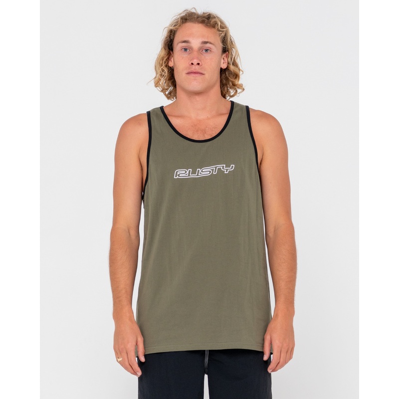 Rusty Flip Daddy Graphic Tank|Savanna|S|M|L|XL