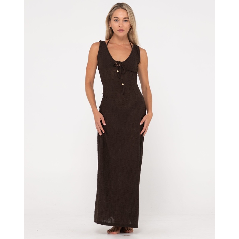 Rusty Vita Sheer Knit Maxi Dress