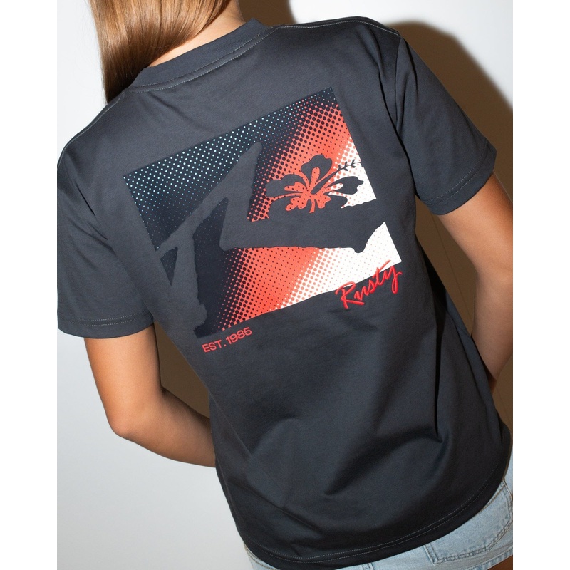 Rusty Jill Graphic T-Shirt|Washed Black|8|10|12|14