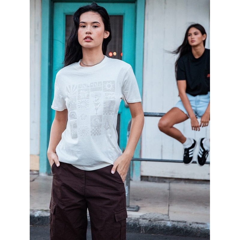 Volcom Lock it Up T-Shirt – Bone