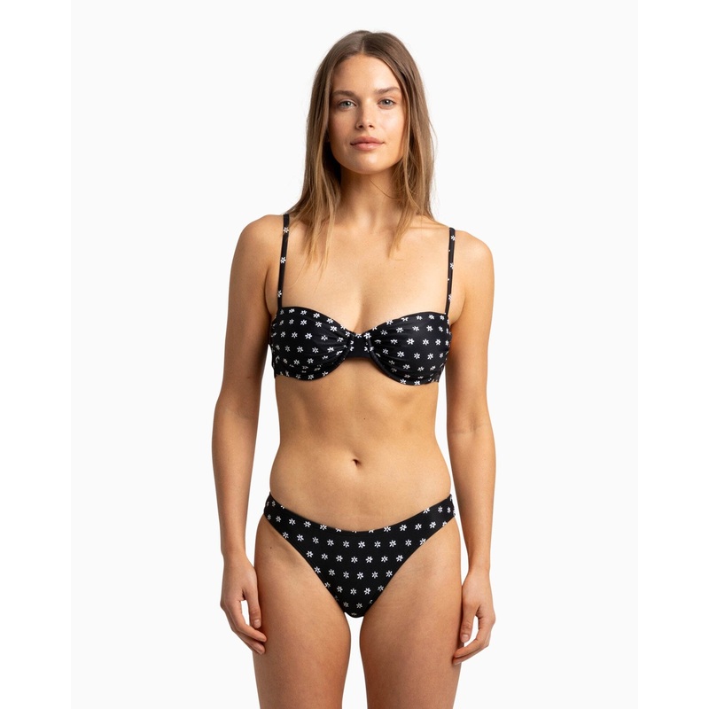Hurley Marbella Ruched Underwire Hi Bikini