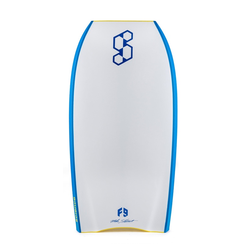 SCIENCE Bodyboard – Pipe Stringer (PE) – Yellow / White