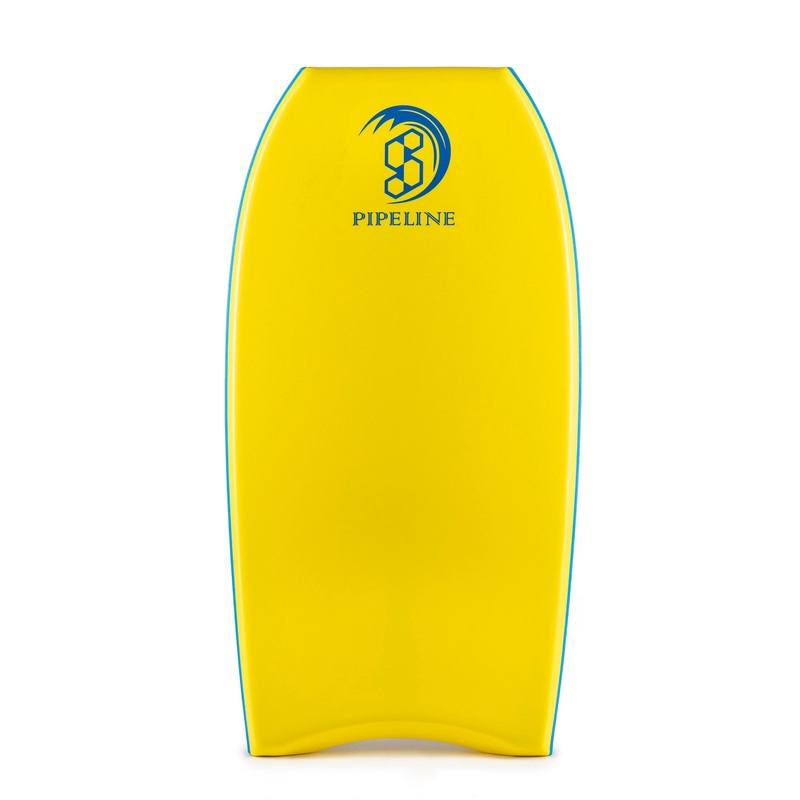 SCIENCE Bodyboard – Pipe Stringer (PE) – Yellow / White
