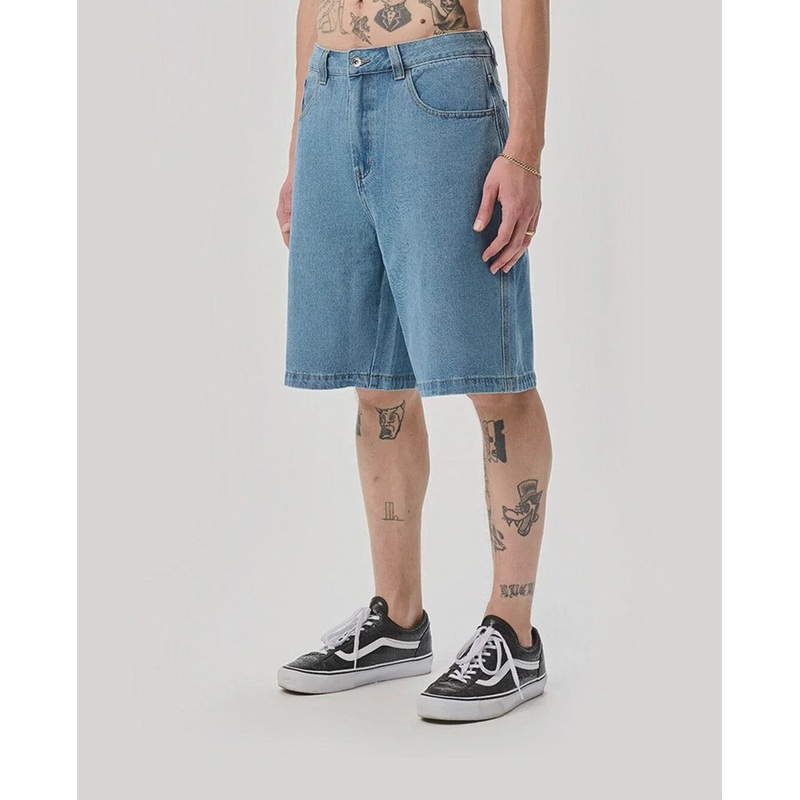 X-Large Bull Denim 91 Shorts – Mid Blue