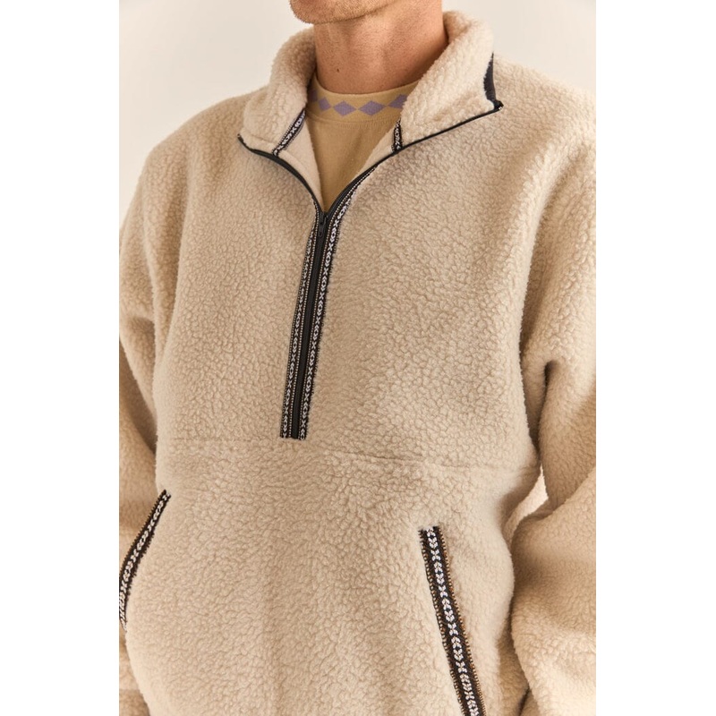 Rhythm Sherpa Pullover|Natural|S|M|L|XL