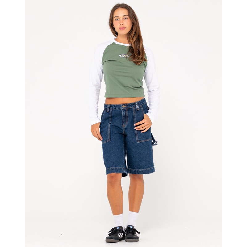 Rusty Billie Low Rise Carpenter Jorts