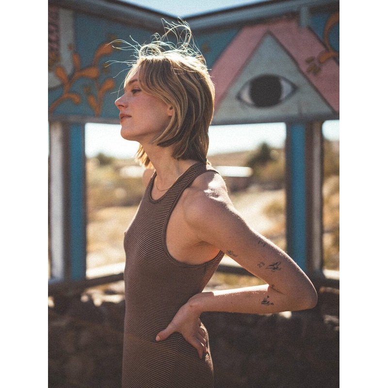 Volcom Fleurmaid Dress|Bear Brown|8|10|12|14