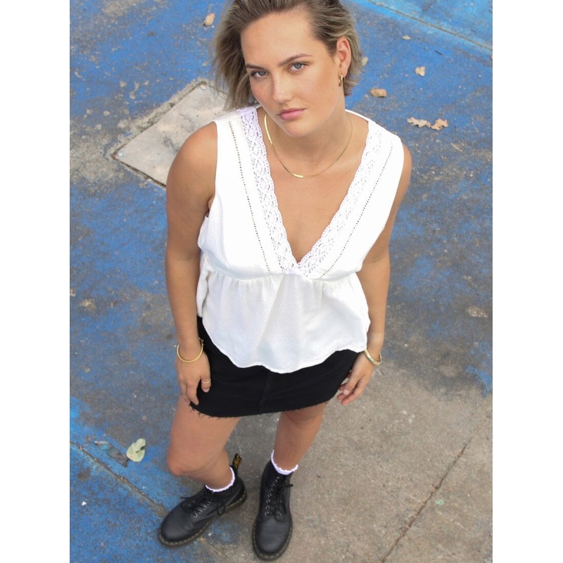 Volcom Tempt Her Cami|Bone|8|10|12|14|16
