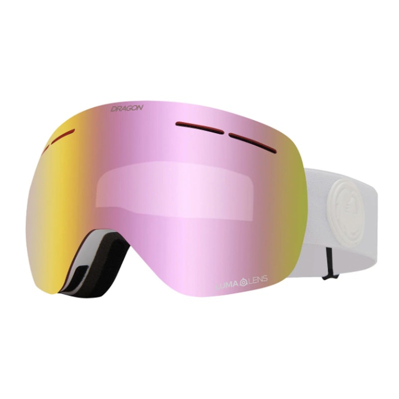 Dragon X1S Goggles 2024|Icon w/Red Ion Lens|Icon Green w/Green Ion Lens|Icon Purple w/Purple Ion Lens|Whiteout w/Pink Ion Lens|Retail: $180.00