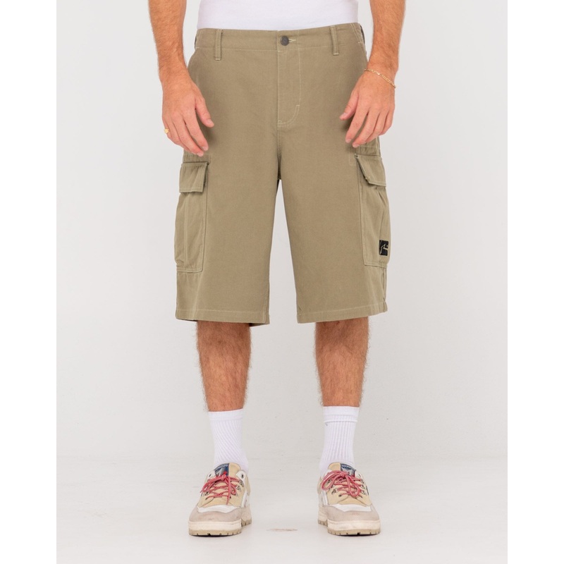 Rusty Commando Cargo Shorts|Savanna|30|31|32|33|34|36|38