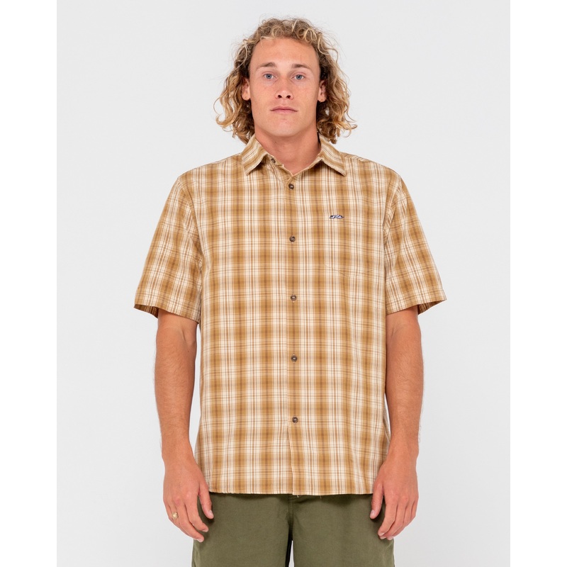 Rusty Datsun Check SS Shirt|Java|S|M|L|XL|XXL