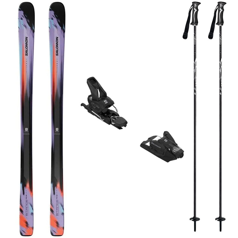 Salomon Stance Pro 86 Skis 2026 with Salomon Strive 12 Bindings Ski Package