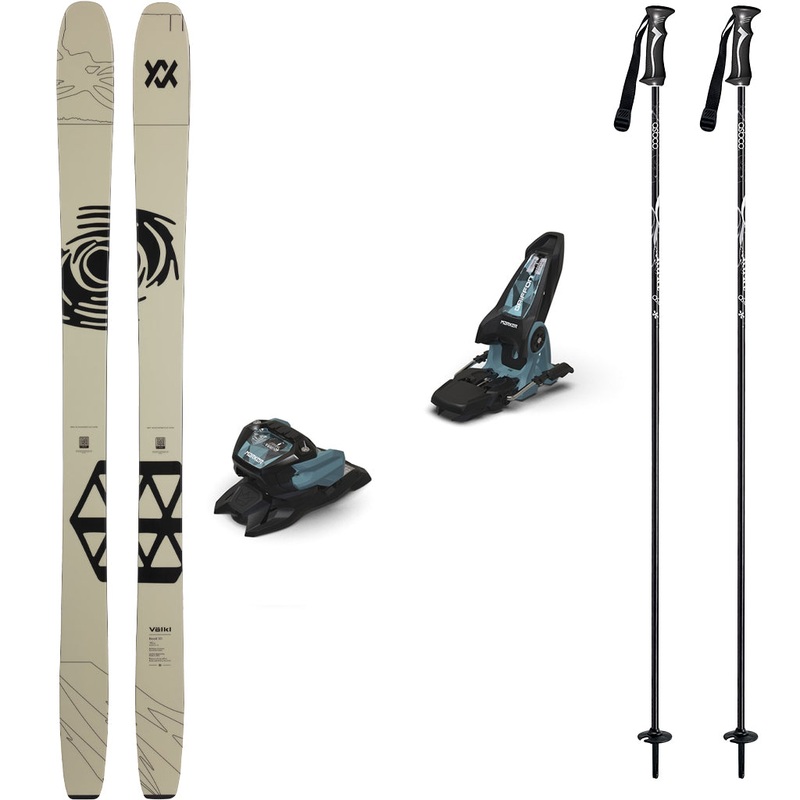 Volkl Revolt 101 Skis 2026 with Marker Griffon 13 Bindings Ski Package