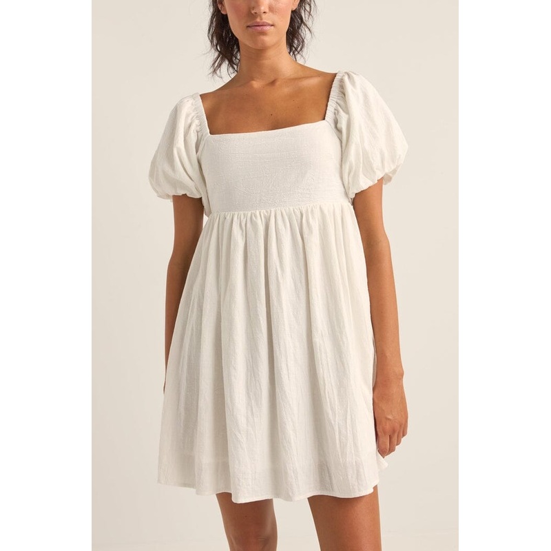 Rhythm Lola Mini Dress|White|6|8|10|12|14