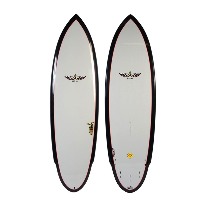BOARDWORKS – Planche de Surf Von Sol Shadow grey / black (epoxy)