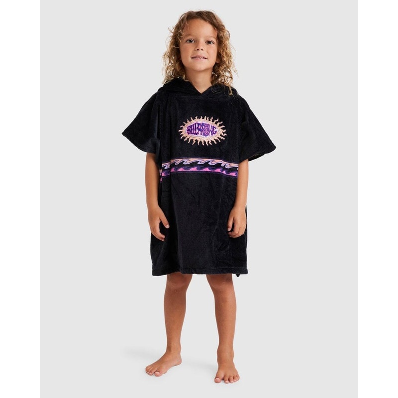 Billabong Kids Hooded Towel|Black