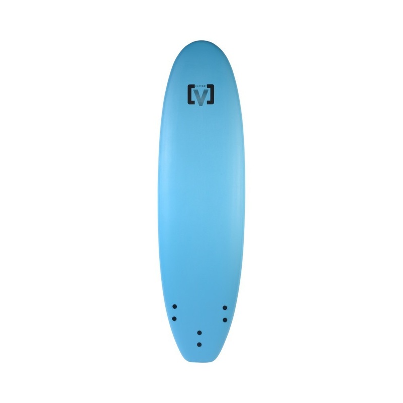 VICTORY – EPS Softboard – Planche de surf en Mousse – Malibu 7’6 – Sky Blue