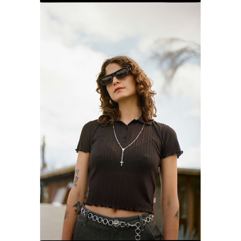 Brixton Novelty Ribbed Polo|Black|XS|S|M|L|XL
