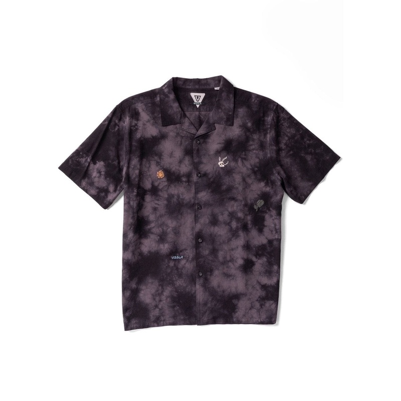 Vissla Jungle Jams Eco Shirt|Washed Black|S|M|L|XL|XXL
