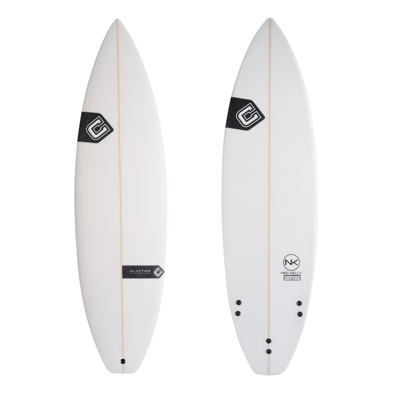 CLAYTON Surfboards – Ned Kelly (PU) FCS – 5’8