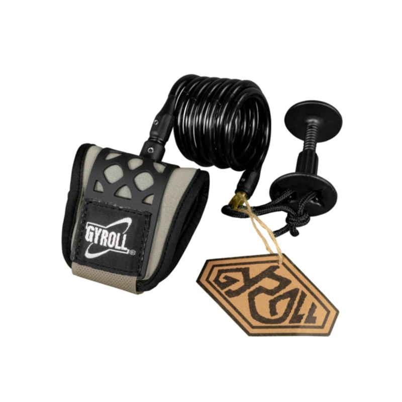 GYROLL – Leash poignet Bodyboard Wrist Leash – Black