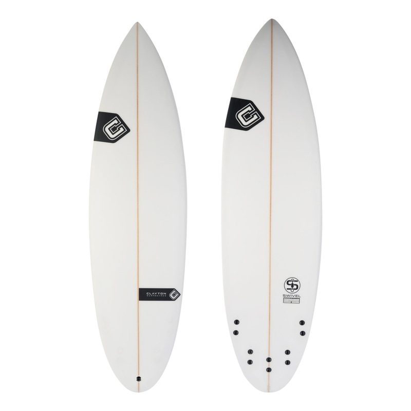 CLAYTON Surfboards – Swivel (5 fins FCS) (PU) – 5’9