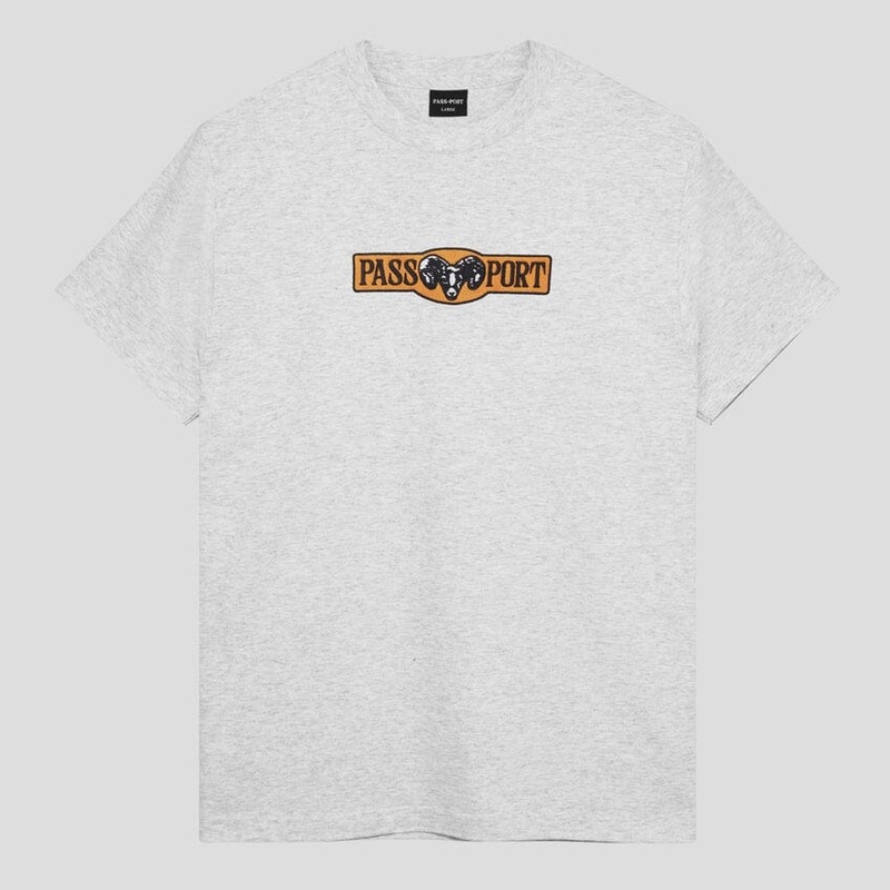 Passport Ram T-Shirt|Ash|M|L|XL|XXL