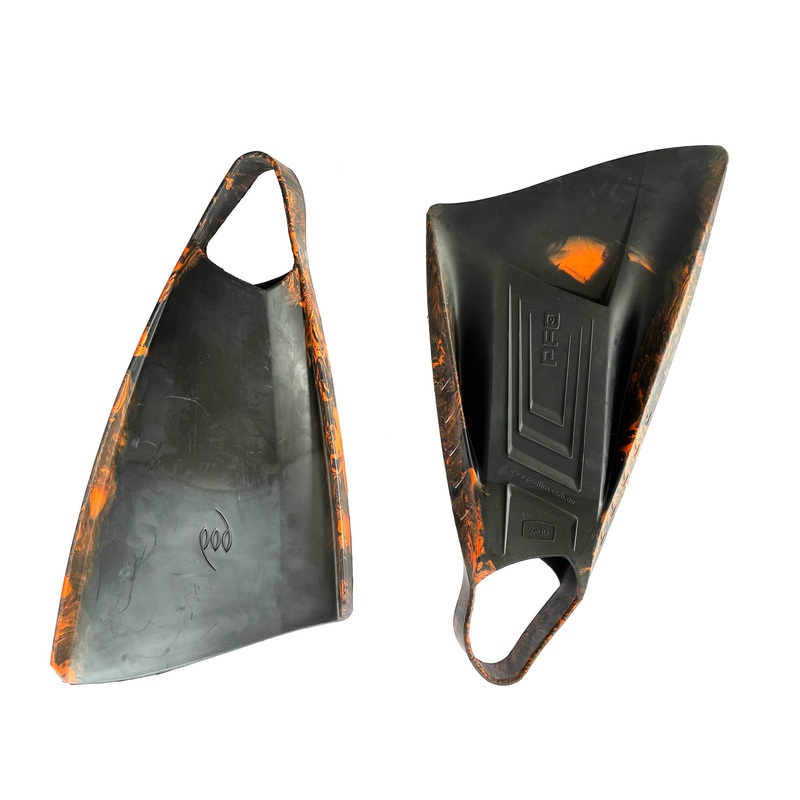 POD – PF3 EVO – Palmes Bodyboard – Black / Orange