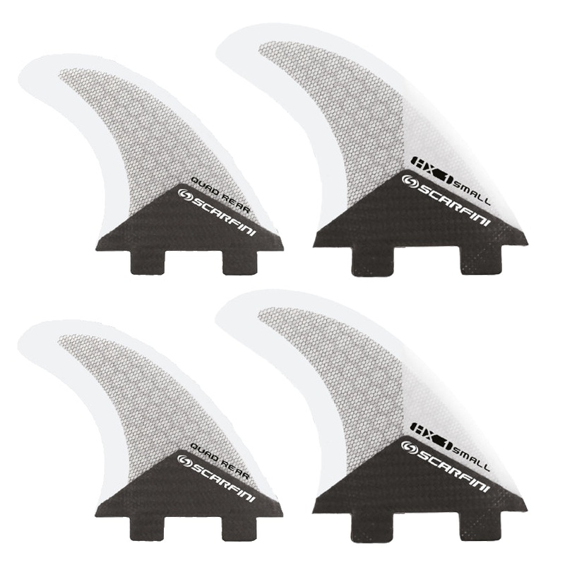Set de 4 drives SCARFINI HX1 Quad Carbon (taille S) (FCS)