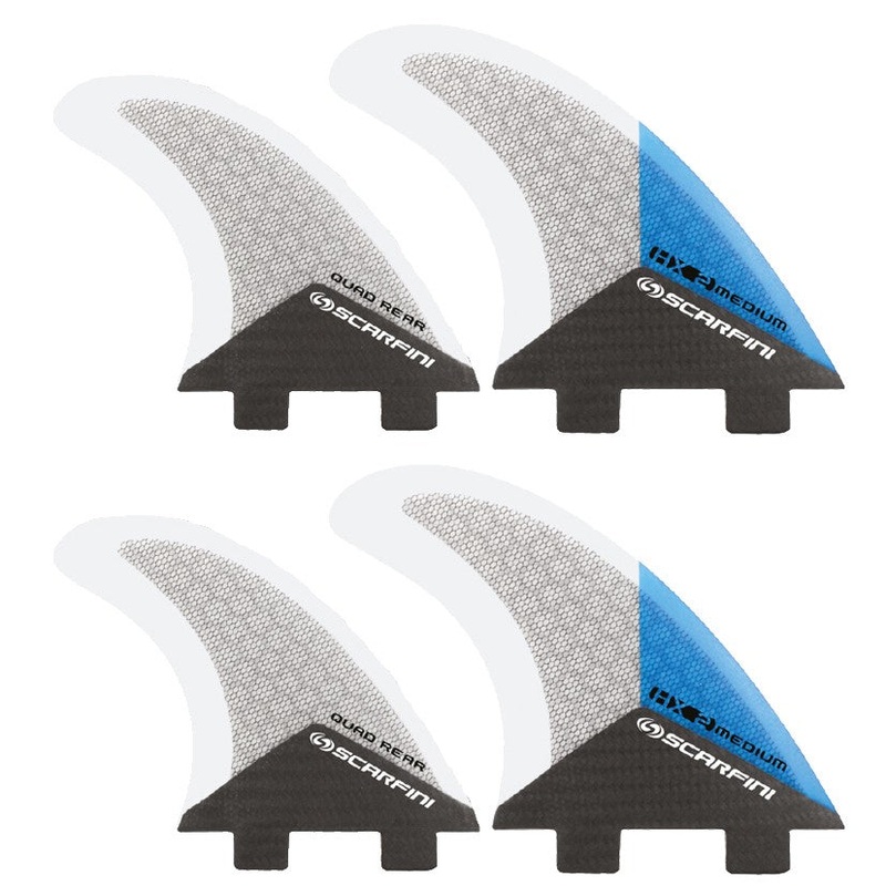 Set de 4 drives SCARFINI HX2 Quad Carbon (taille M) (FCS)