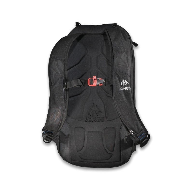 Sac  dos JONES SNOWBOARDS Deeper Black 18L