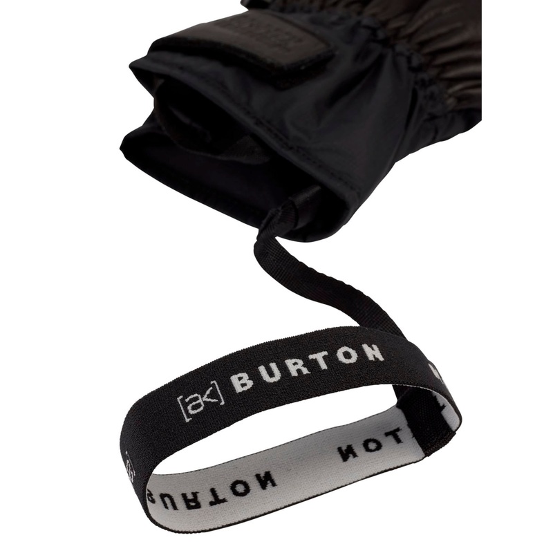 Burton AK Tech Leather Gloves|True Black|S|M|L|XL