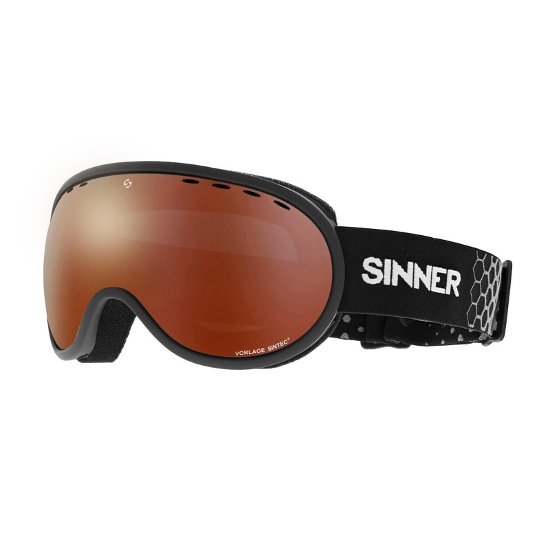 Sinner – Masque Snow Vorlage – Mat Black / Blue Oil