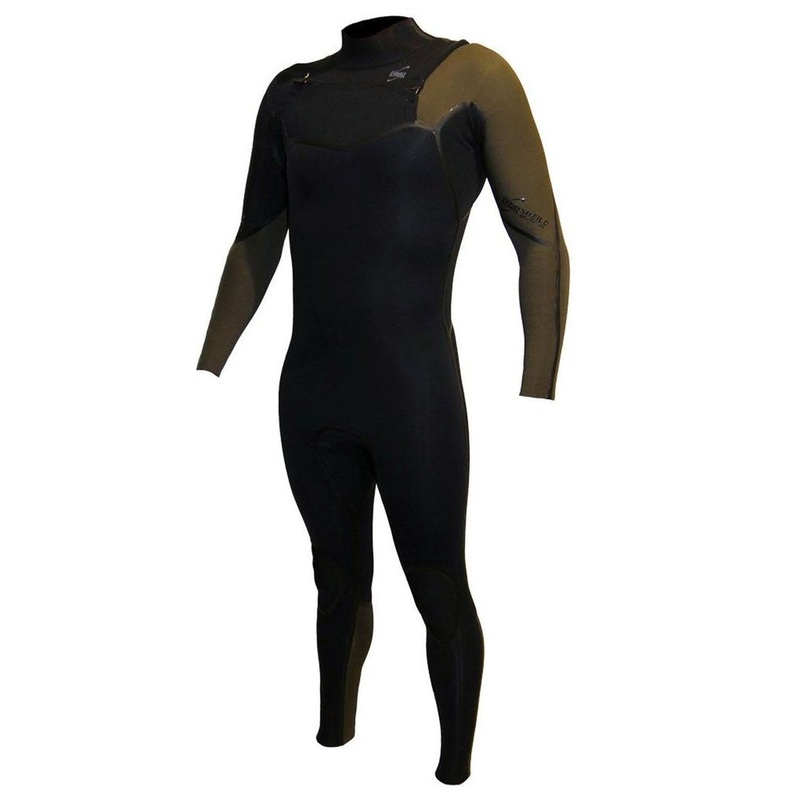 GYROLL – Combinaison 4/3mm Shield Front Zip – Black/Green