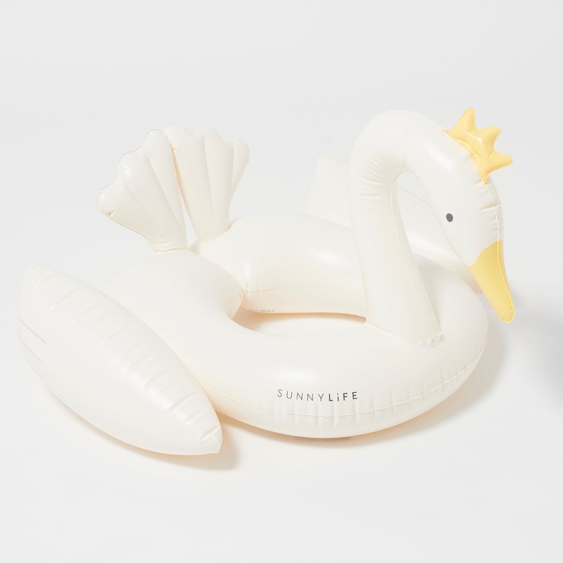 Sunnylife Kids Tube Pool Ring|Princess Swan Multi