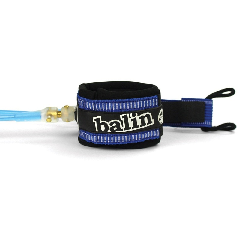 BALIN – Leash Longboard / SUP – Ankle (7.4mm) – Black