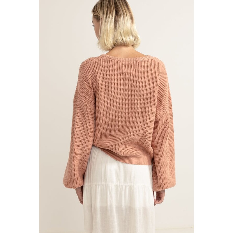 Rhythm Classic Knit Jumper|Rose|8|10|12|14