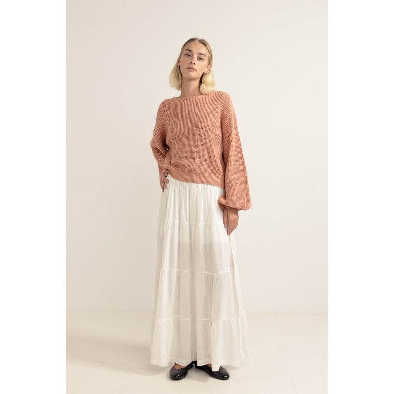 Rhythm Classic Knit Jumper|Rose|8|10|12|14