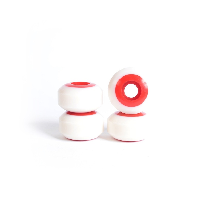 Roues skateboard – YOCAHER 52x31mm 99a – White/Red